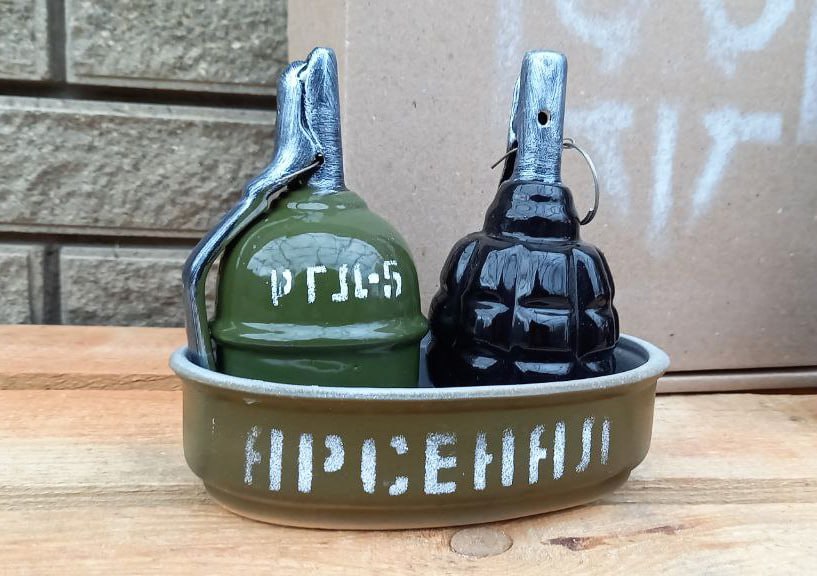 Подарунковий набір для алкоголю "Патріот" - подарунок для чоловіка, побратима, командира, військового