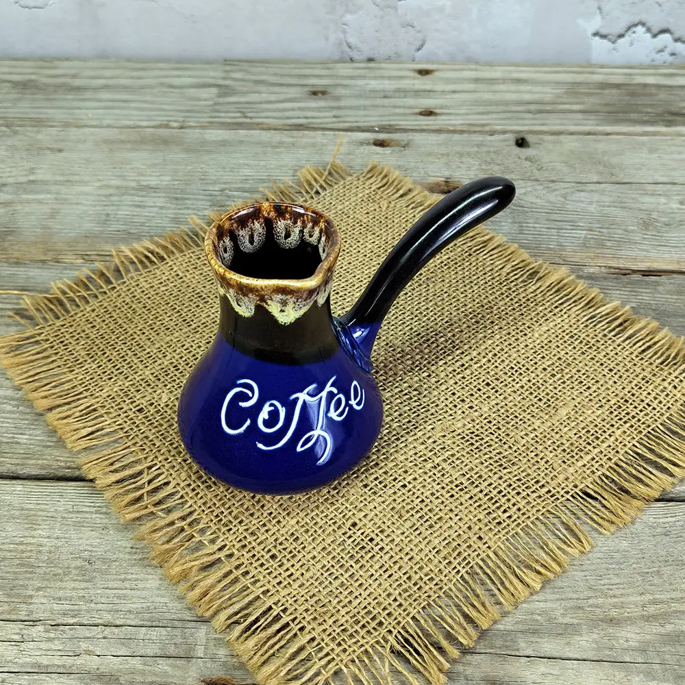 Турка асканія coffee 150 мл синя керамічна
