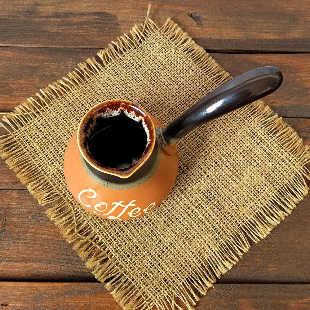 Турка софія coffee 350 мл вохра керамічна