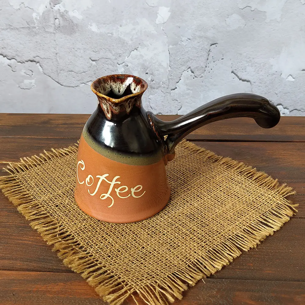Турка скіфія coffee 450 мл вохра керамічна