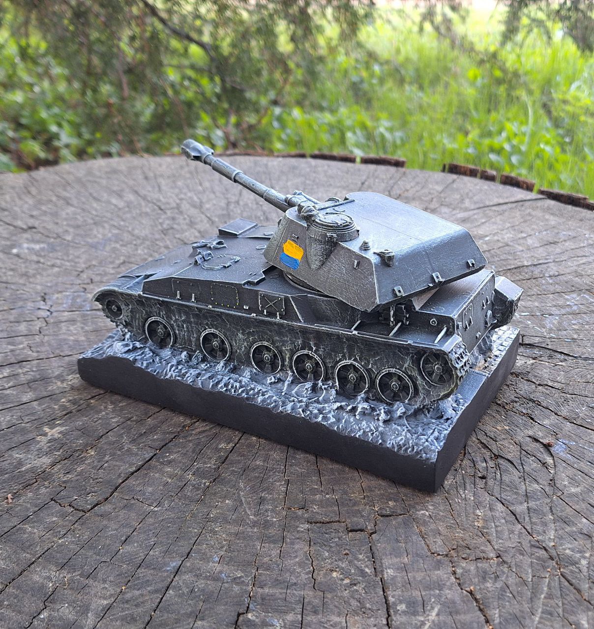 Статуетка Акація 2С3 з гіпсу ручної роботи 21х15х10 см - Сувенір та подарунок для військового