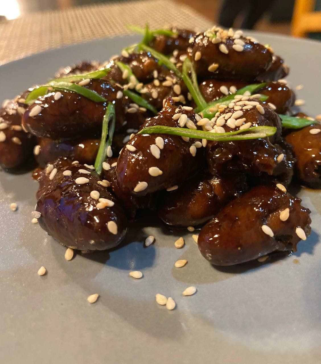 Пікантні курячі серця в соусі теріякі