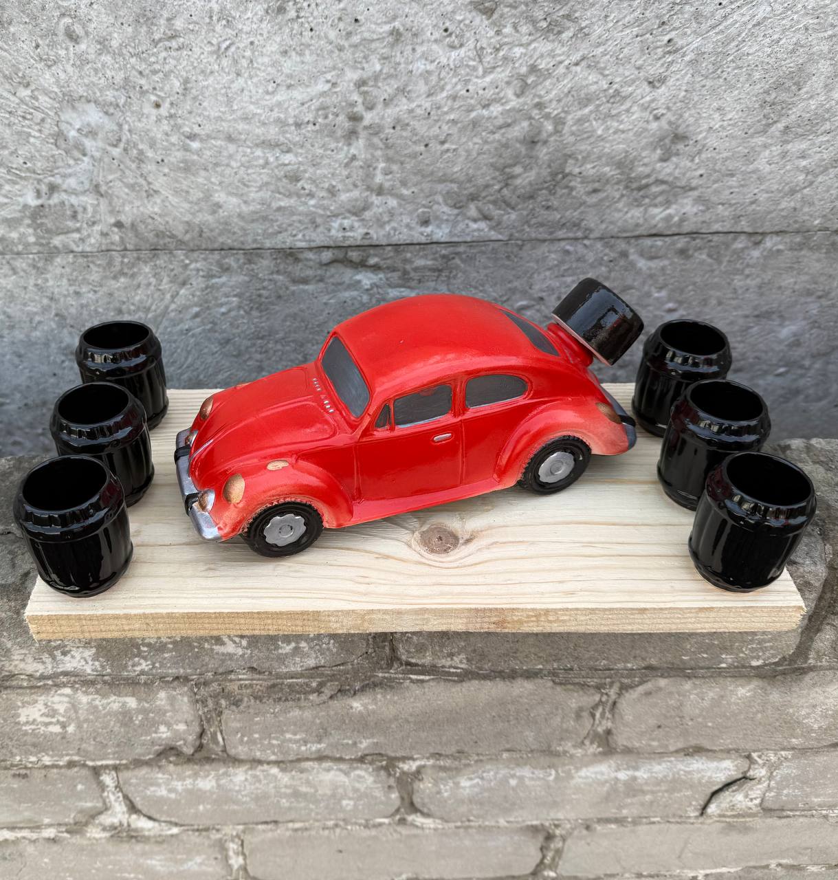 Набір для напоїв “Volkswagen Beetle Жук” - Оригінальний та крутий подарунок