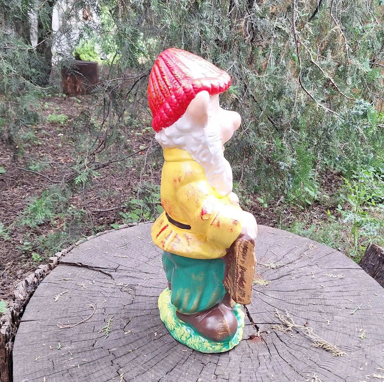 Садовий Декор Гном Великий "Welcome" 54 см кераміка