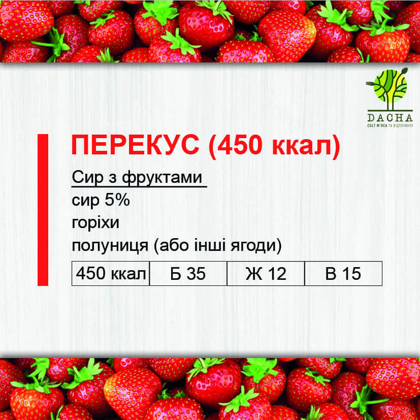 Перекус (450 ккал)