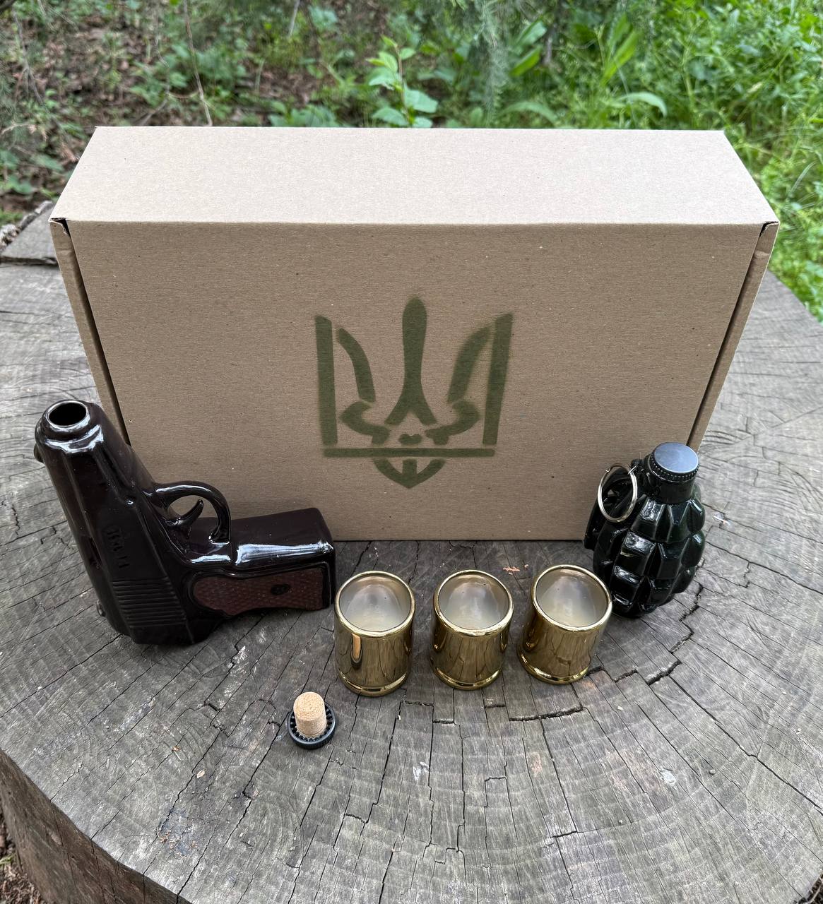 Подарунковий набір «Армійський» для чоловіка, військового, побратима, батька, товарища