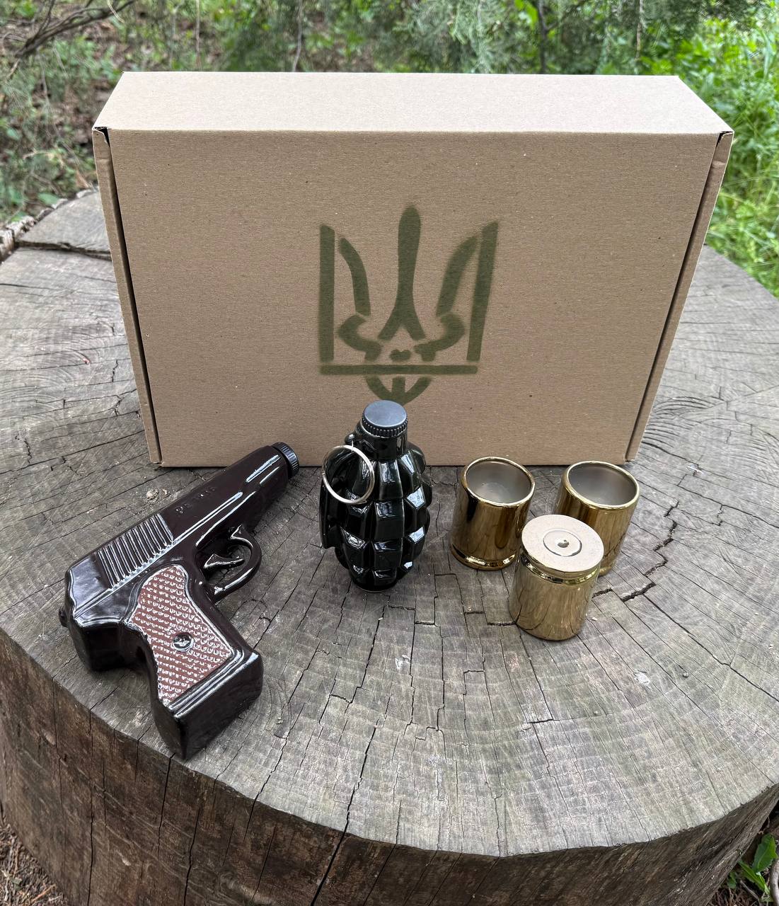 Подарунковий набір «Армійський» для чоловіка, військового, побратима, батька, товарища