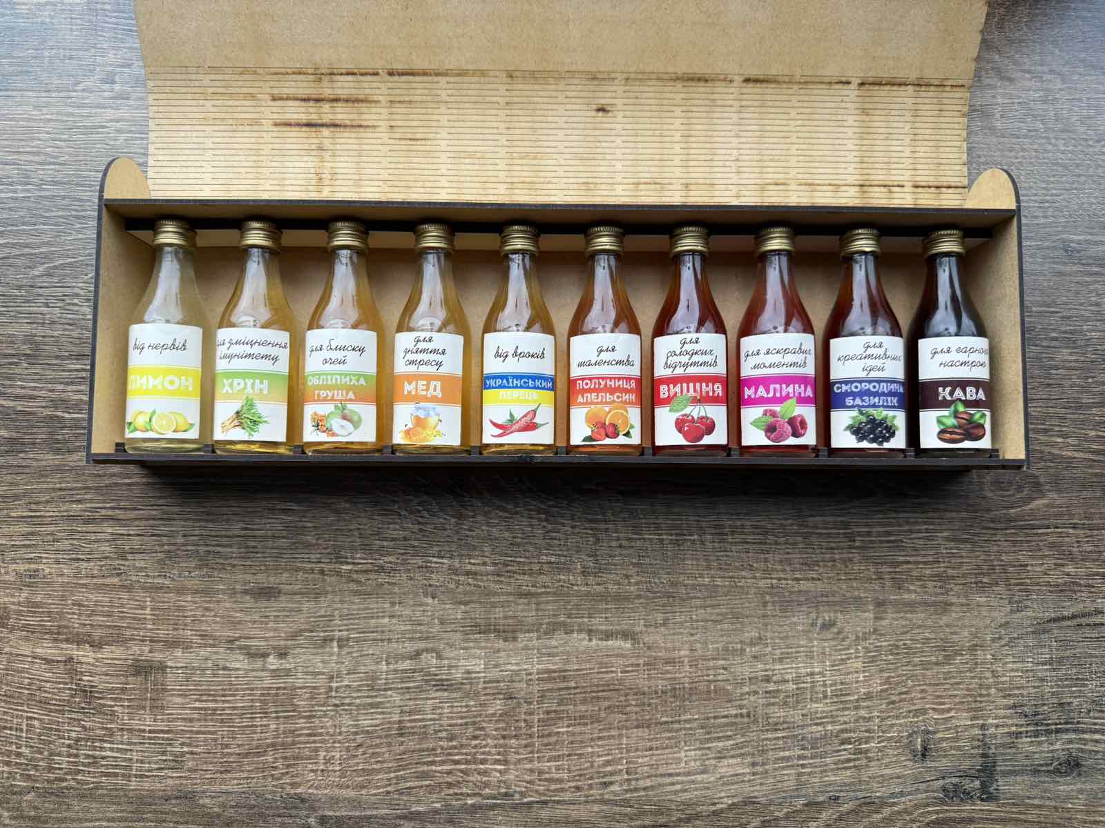 Подарунковий набір наливок-коктейлів