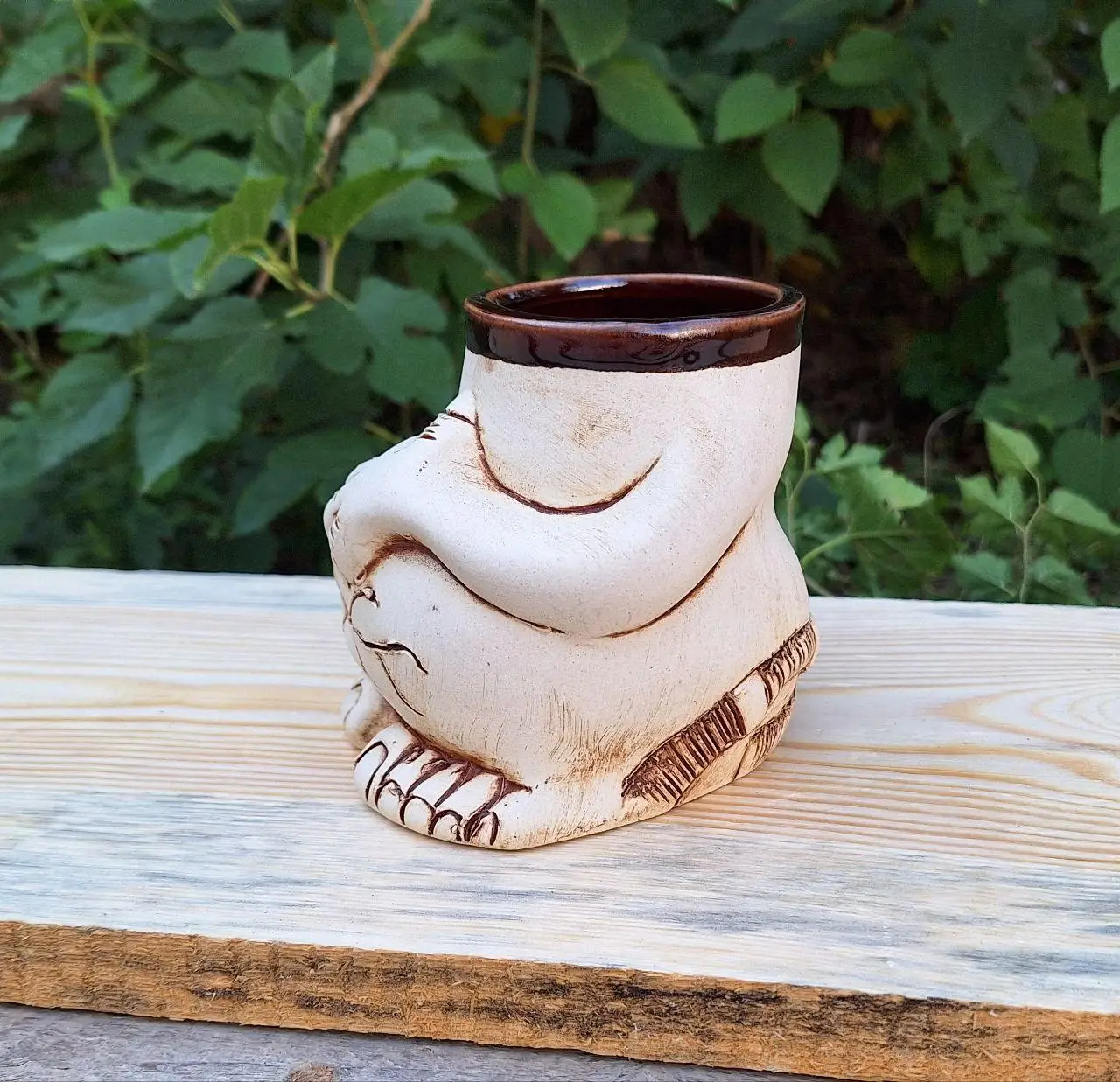 Кружка Керамічна "Пузо Хочу Чая" 500 Мл - Чашка для напоїв та чая